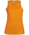PA442 Women's Sports Vest Orange colour image